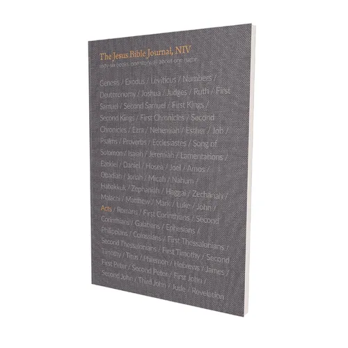 The Jesus Bible Journal, Acts, Niv, Paperback, Comfort Print
