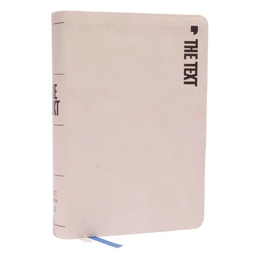 The Text Bible: Uncover the Message Between God, Humanity, and You (Net, Stone Leathersoft, Comfort Print)