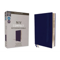 Niv, Reference Bible, Compact, Leathersoft, Blue, Red Letter, Comfort Print