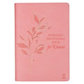 NLT Holy Bible Everyday Devotional Bible for Women New Living Translation, Vegan Leather, Pink Debossed