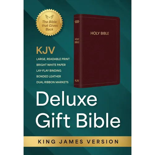 KJV Holy Bible: Deluxe Gift Bible - Burgundy Bonded Leather: King James Version Bible