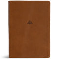 CSB Women's Study Bible, Saddle Brown Genuine Leather