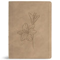 CSB Verse-By-Verse Reference Bible, Digital Study Edition, Earth Suedesoft Leathertouch