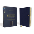 Niv, Thompson Chain-Reference Bible, Large Print, Leathersoft, Navy, Red Letter, Comfort Print
