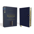 Niv, Thompson Chain-Reference Bible, Large Print, Leathersoft, Navy, Thumb Indexed, Red Letter, Comfort Print
