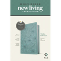 NLT Thinline Reference Bible, Filament Enabled (Leatherlike, Floral Leaf Teal, Red Letter)