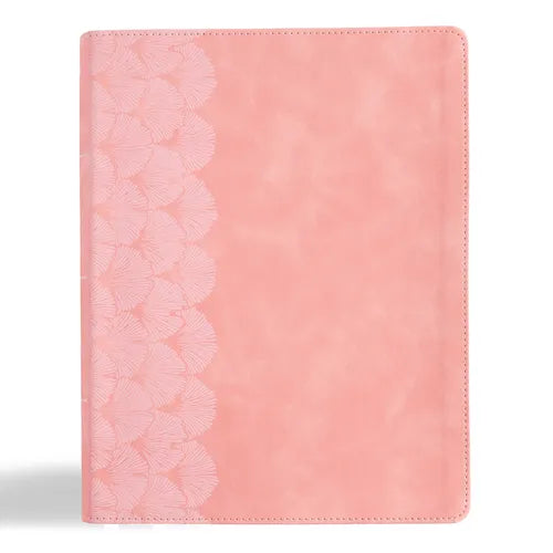 KJV Notetaking Bible, Large Print Edition, Soft Pink Leathertouch