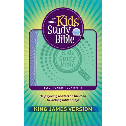 KJV Kids Study Bible, Flexisoft (Red Letter, Imitation Leather, Purple/Green)