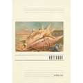 Vintage Lined Notebook Conch Shell Greetings from Carpinteria