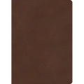 KJV Single-Column Wide-Margin Bible, Brown Leathertouch