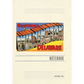 Vintage Lined Notebook Greetings from Wilmington