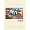 Vintage Lined Notebook Greetings from Orange County, California