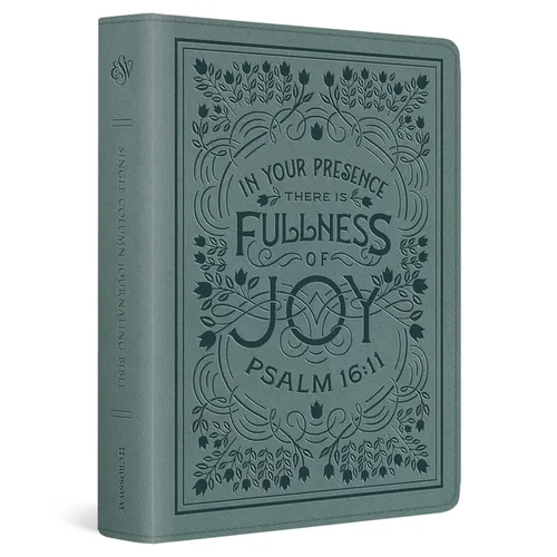 ESV Single Column Journaling Bible (Trutone, Paris Sky, Psalm 16:11 Design)