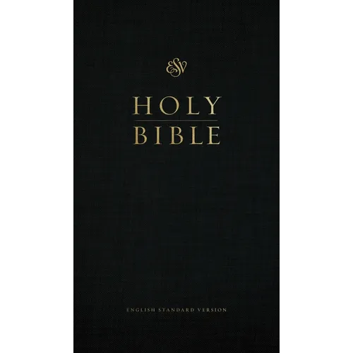 ESV Church Bible, Large Print, Red Letter (Hardcover, Black)