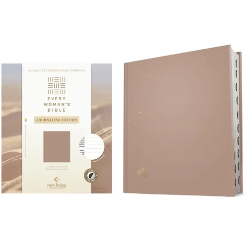 NLT Every Woman's Bible, Journaling Edition, Filament Enabled (Hardcover, Sand, Indexed, Red Letter)