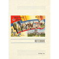 Vintage Lined Notebook Greetings from El Paso, Texas