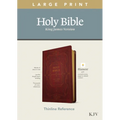 KJV Large Print Thinline Reference Bible, Filament Enabled Edition (Red Letter, Leatherlike, Burgundy)