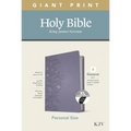 KJV Personal Size Giant Print Bible, Filament Enabled Edition (Leatherlike, Peony Lavender, Indexed)
