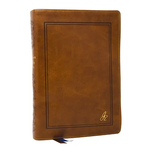 The Jonathan Edwards Study Bible: Experience Abiding Joy in Christ (Nkjv, Brown Leathersoft, Red Letter, Comfort Print, Thumb Indexed)