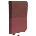 NKJV, Value Thinline Bible, Compact, Imitation Leather, Burgundy, Red Letter Edition