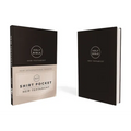 Niv, Shirt Pocket New Testament, Leathersoft, Black, Comfort Print