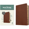 NLT Thinline Center-Column Reference Bible, Filament Enabled (Leatherlike, Rustic Brown, Indexed, Red Letter)