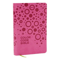 Nkjv, Color Code Bible for Kids, Pink Leathersoft, Comfort Print