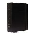 KJV, Journal the Word Bible, Large Print, Hardcover, Black, Red Letter Edition: Reflect, Journal, or Create Art Next to Your Favorite Verses