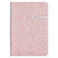 KJV Bible Mini Pocket Faux Leather, Pink