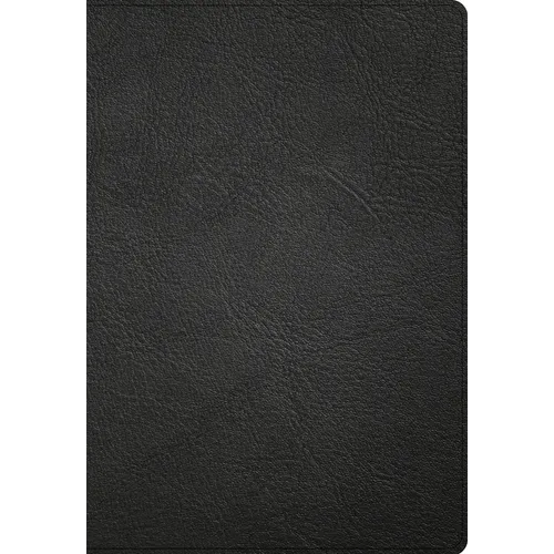 NASB Super Giant Print Reference Bible, Black Genuine Leather