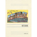 Vintage Lined Notebook Greetings from Monterey, California