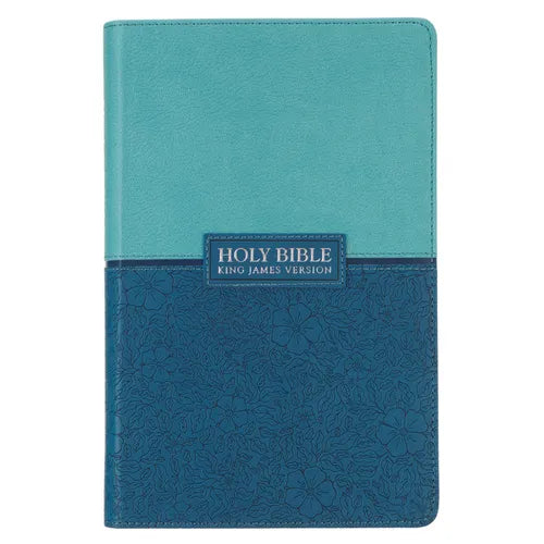 KJV Giant Print Lux-Leather Blue