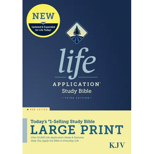 KJV Life Application Study Bible, Third Edition, Large Print (Hardcover, Red Letter)