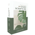 Niv, Daily Scripture, Super Giant Print, Paperback, White/Green, Comfort Print: 365 Days to Read Through the Whole Bible in a Year