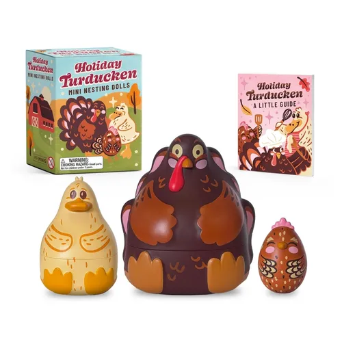 Holiday Turducken Mini Nesting Dolls