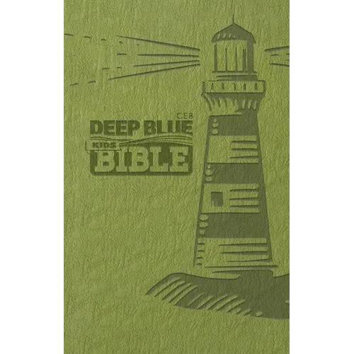 Ceb Deep Blue Kids Bible Lighthouse Green