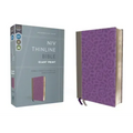 NIV, Thinline Bible, Giant Print, Imitation Leather, Gray/Purple, Red Letter Edition