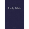 NIV, Pew and Worship Bible, Large Print, Hardcover, Blue