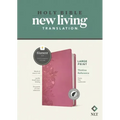NLT Large Print Thinline Reference Bible, Filament Enabled (Leatherlike, Peony Pink, Indexed, Red Letter)