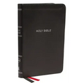 NKJV, Thinline Bible, Compact, Imitation Leather, Black, Red Letter Edition