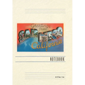 Vintage Lined Notebook Greetings from San Diego, California
