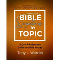 Bible Scriptures by Topic