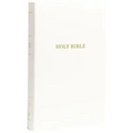 KJV, Gift and Award Bible, Imitation Leather, White, Red Letter Edition