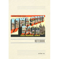 Vintage Lined Notebook Greetings from Iowa State Fair, Des Moines