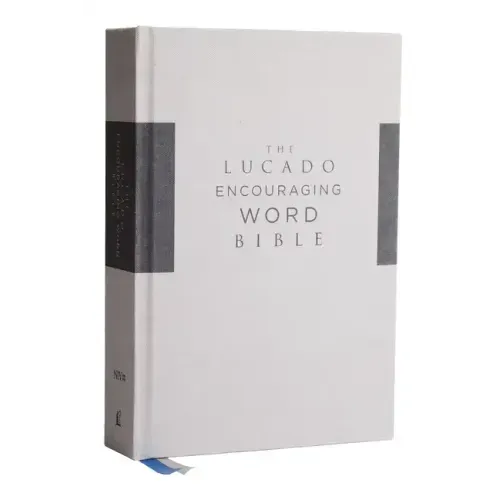 Niv, Lucado Encouraging Word Bible, Gray, Cloth Over Board, Comfort Print: Holy Bible, New International Version