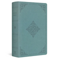 ESV Single Column Heritage Bible (Trutone, Paris Sky, Fleur-De-Lis Design)