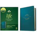NLT Life Application Study Bible, Third Edition (Leatherlike, Teal Blue, Red Letter)