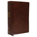 NKJV Study Bible, Imitation Leather, Brown, Red Letter Edition, Comfort Print: The Complete Resource for Studying God's Word