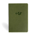 NASB Personal Size Giant Print Bible, Olive Leathertouch