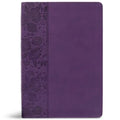 CSB Super Giant Print Reference Bible, Value Edition, Purple Leathertouch